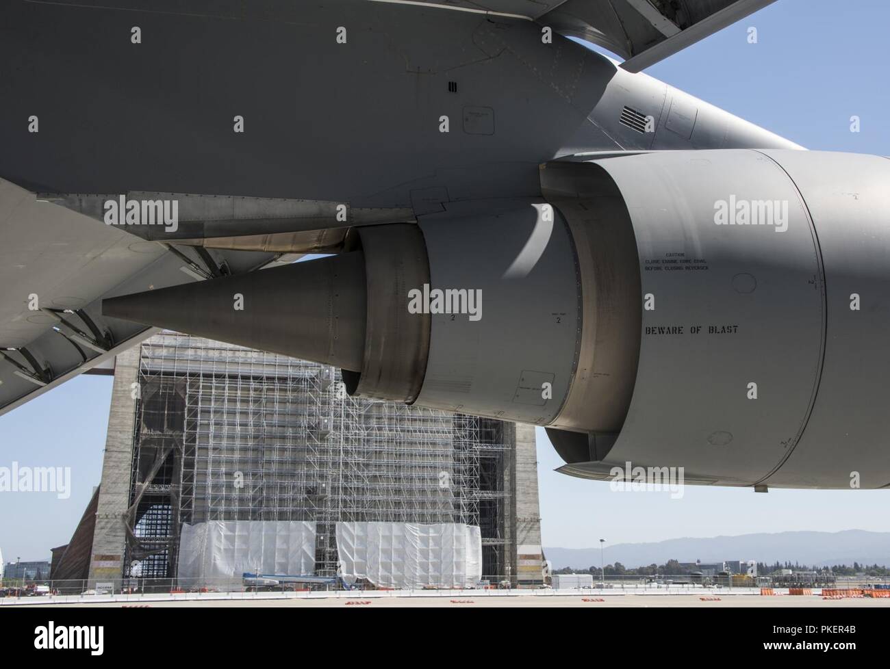 5 Galaxy Rear Ramp A U.S. Air Force C-5M Super Galaxy from Travis Air Force Base, Calif ...