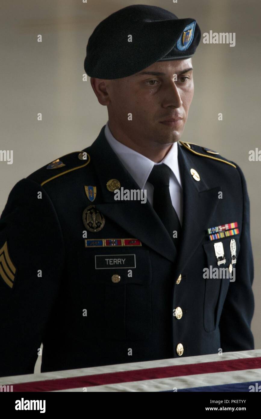 An honor guard detail of U.S. IndoPacific Command