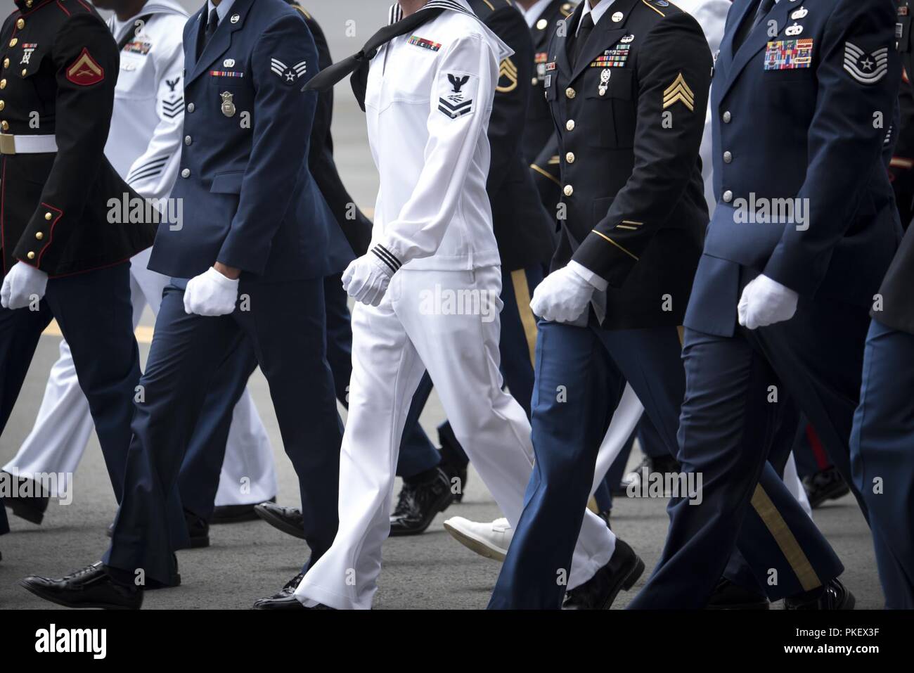 An honor guard detail of U.S. IndoPacific Command