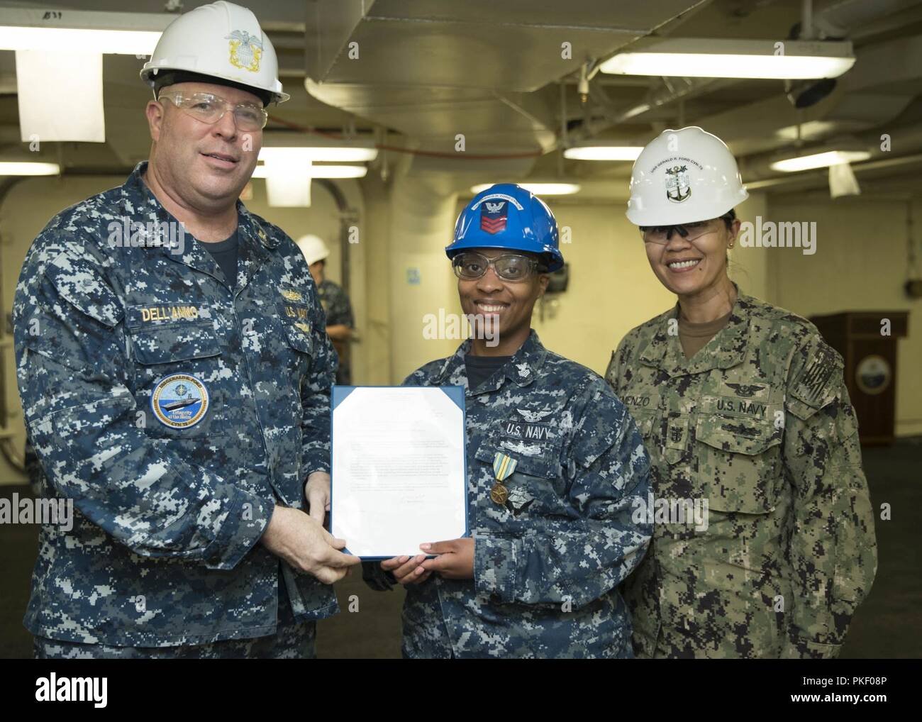 NEWPORT NEWS, Va. (Aug. 3, 2018) Ship's Serviceman 1st Class Brittany