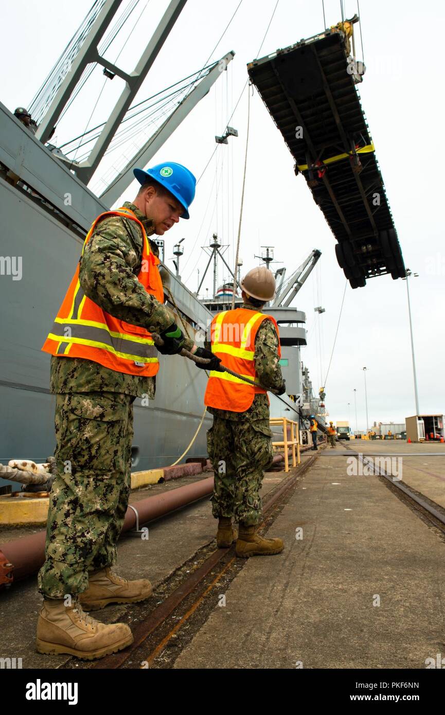 Navy cargo handling battalion nchb 14 hires stock photography and
