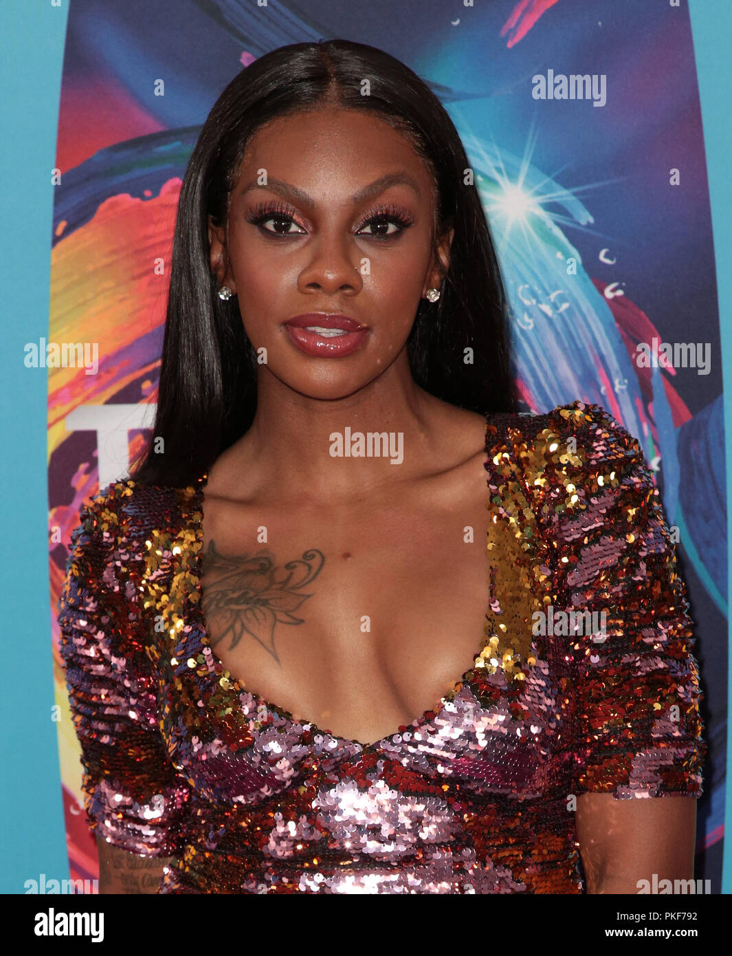 Celebrities attend Teen Choice Awards 2018 at The Forum.  Featuring: Jess Hilarious Where: Beverly Hills, California, United States When: 12 Aug 2018 Credit: Brian To/WENN.com Stock Photo