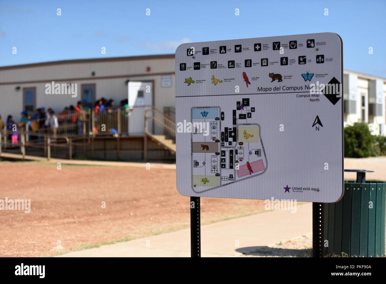 South Texas Family Residential Center Tour Stock Photo Alamy
