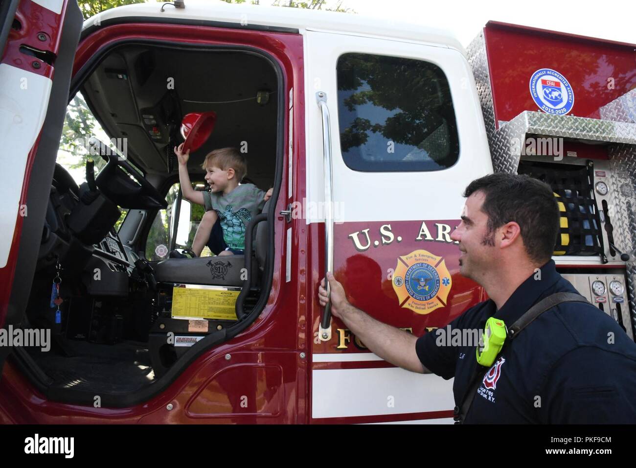 Hundreds of Fort Drum residents gathered outside Adirondack Creek