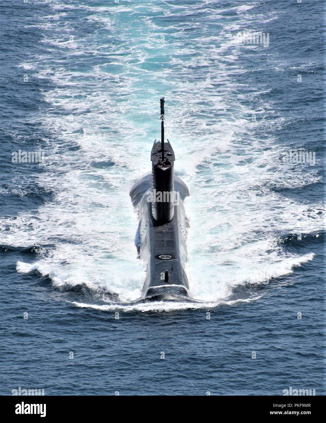 PACIFIC OCEAN (Aug. 3, 2018) The Chilean submarine CS Simpson (SS 21