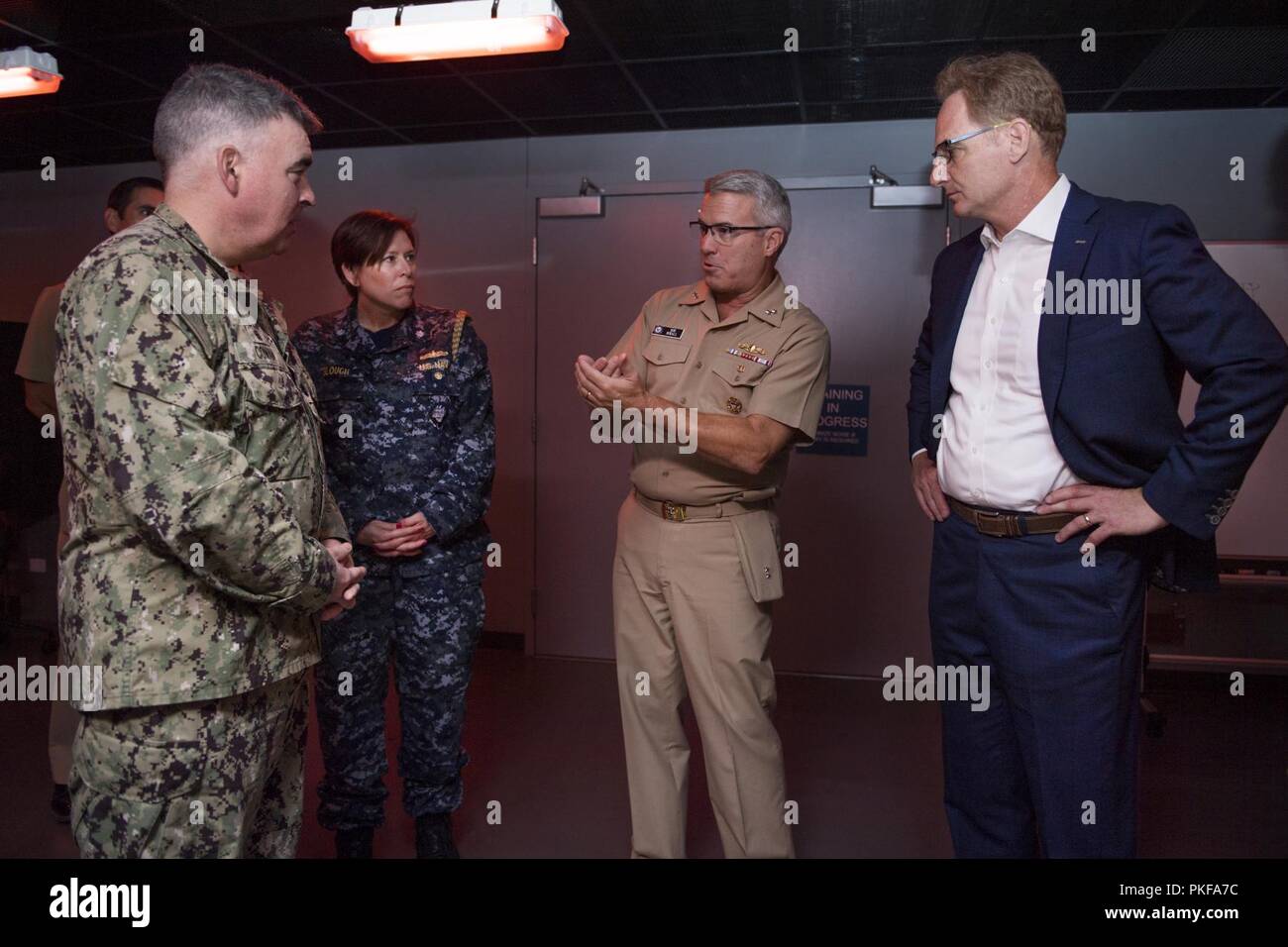 BASE SAN DIEGO (August 9, 2018) The Honorable Thomas Modly, Under Secretary of the Navy, is
