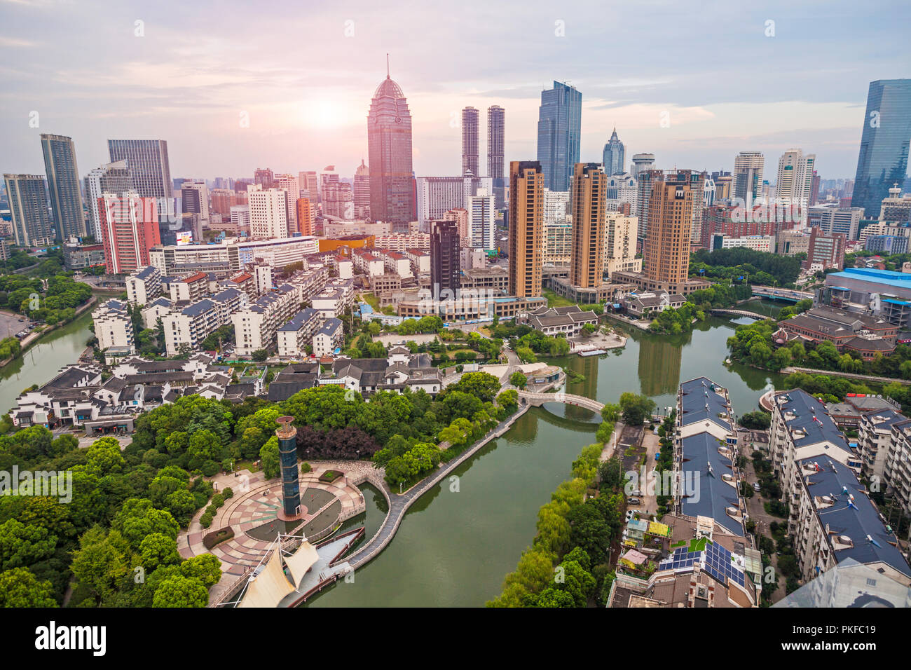 Wuxi city in jiangsu province building scenery Stock Photo - Alamy