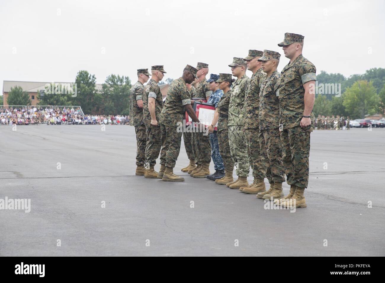 U.S. Marine Corps Col. Ahmed Williamson, commanding officer, Officer