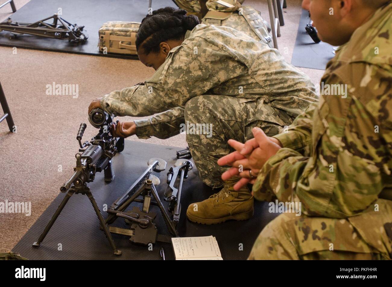 U.S. Army Reserve Troop List Unit Soldiers conduct crewserved weapon