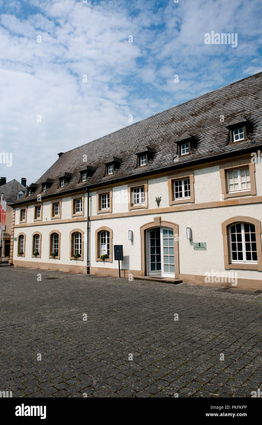 The Basilica in Echternach (Grand Duchy of Luxembourg, 01/07/2009) Stock Photo