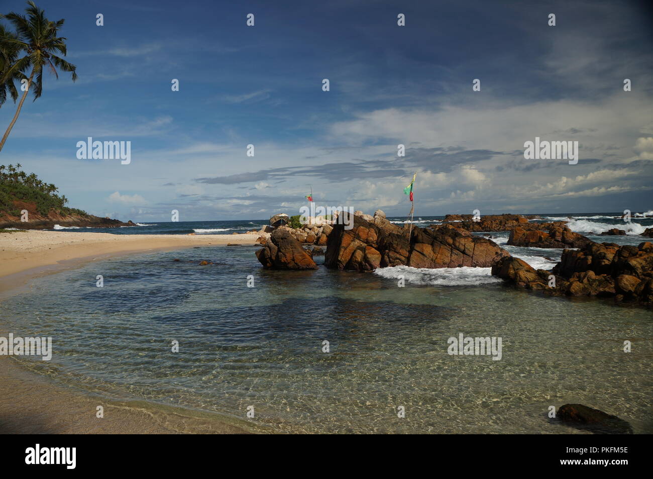 Secret beach, Mirissa, Sri Lanka Stock Photo Alamy