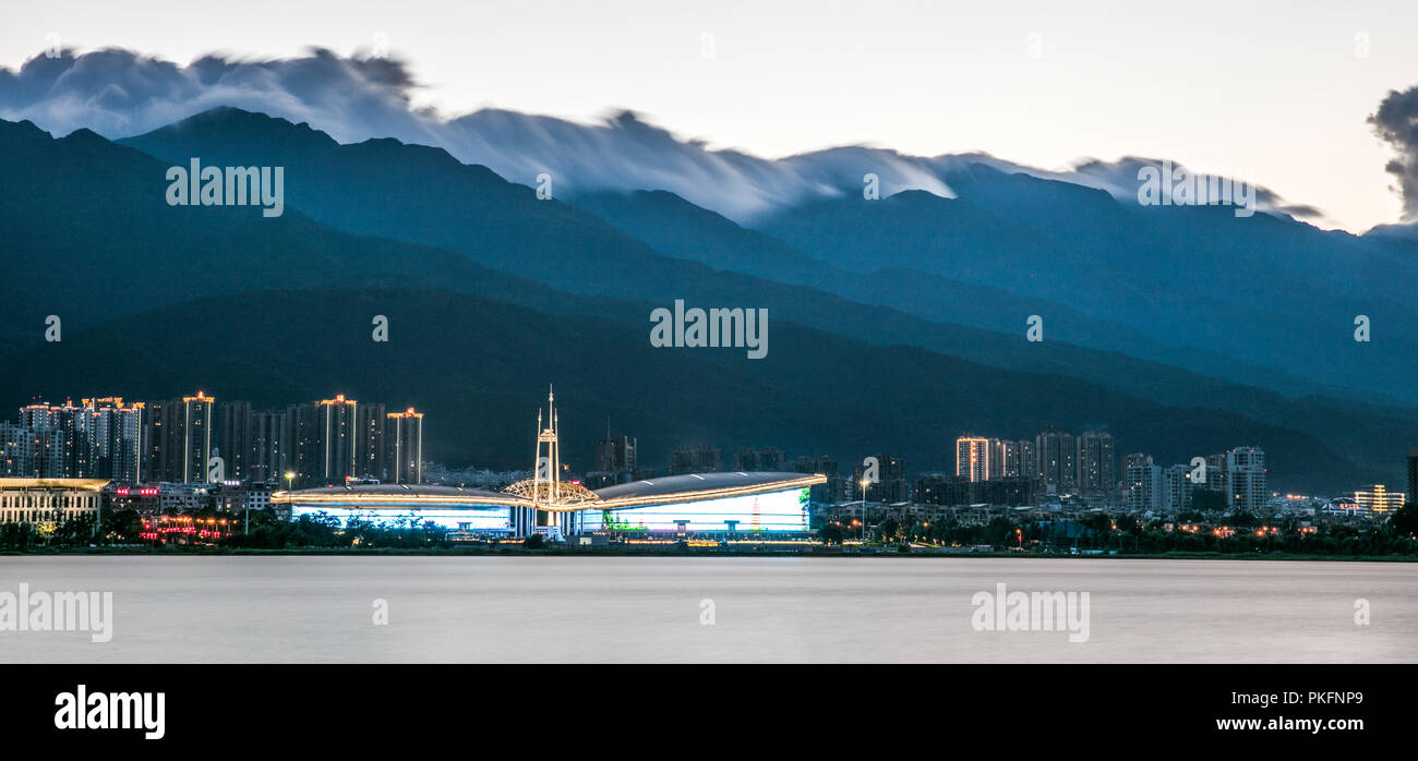 Yunnan Dali erhai lake scenery Stock Photo