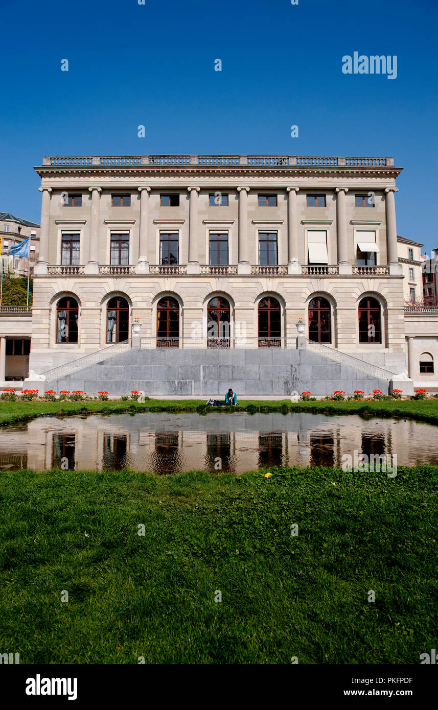 The neo-classical Palais Eynard in Geneva (Switzerland, 16/04/2010) Stock Photo
