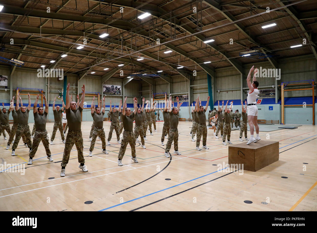 Marine Commandos exercise as the Duke of Sussex visits the Royal
