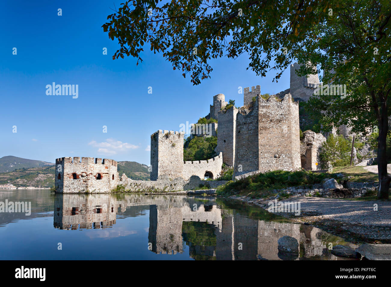 old-medieval-fortification-golubac-serbia-in-september-2009-before