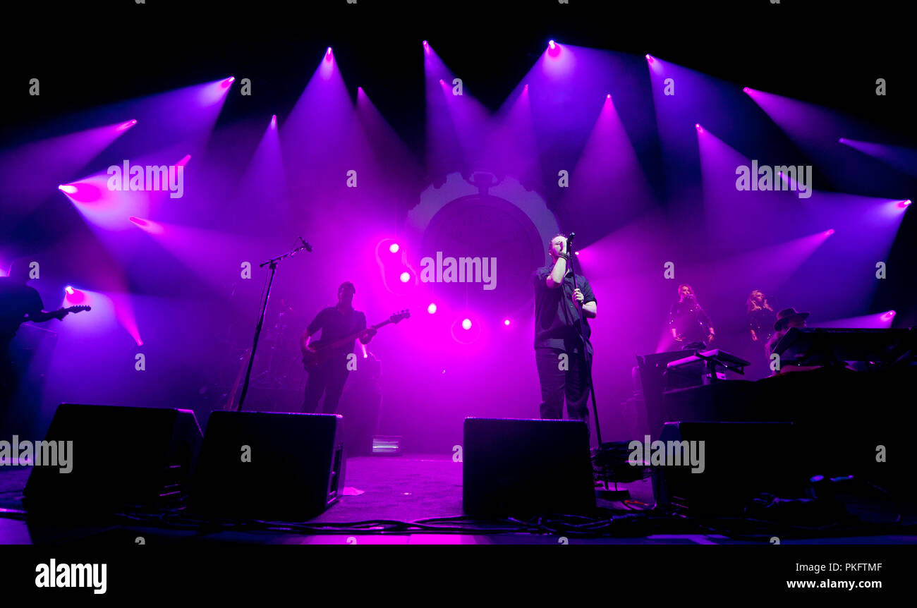 The Australian Pink Floyd Show in concert in Palais 12, Brussels (Belgium, 13/09/2013 Stock
