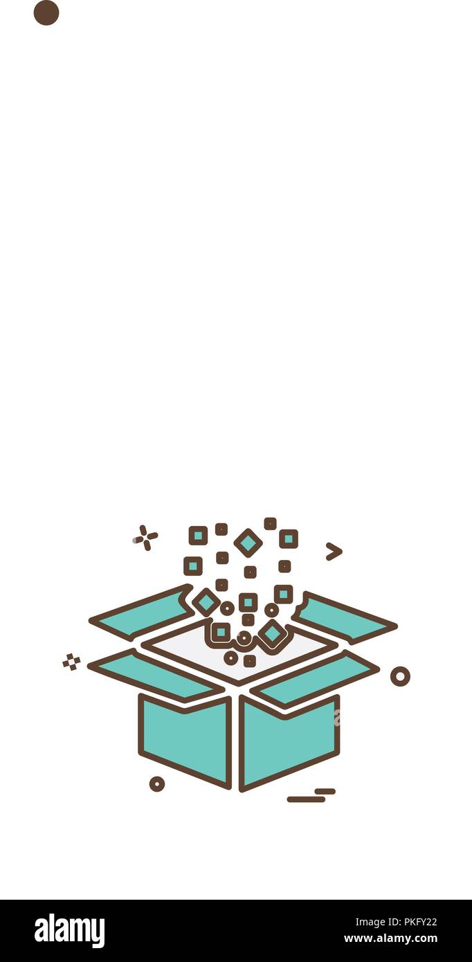 Box icon design vector Stock Vector Image & Art - Alamy