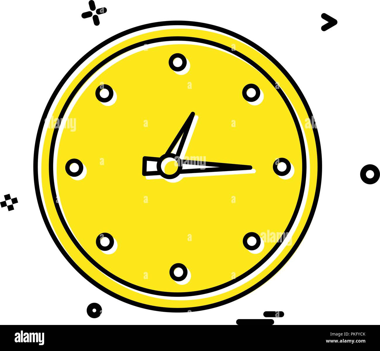 Time icon design vector Stock Vector Image & Art - Alamy