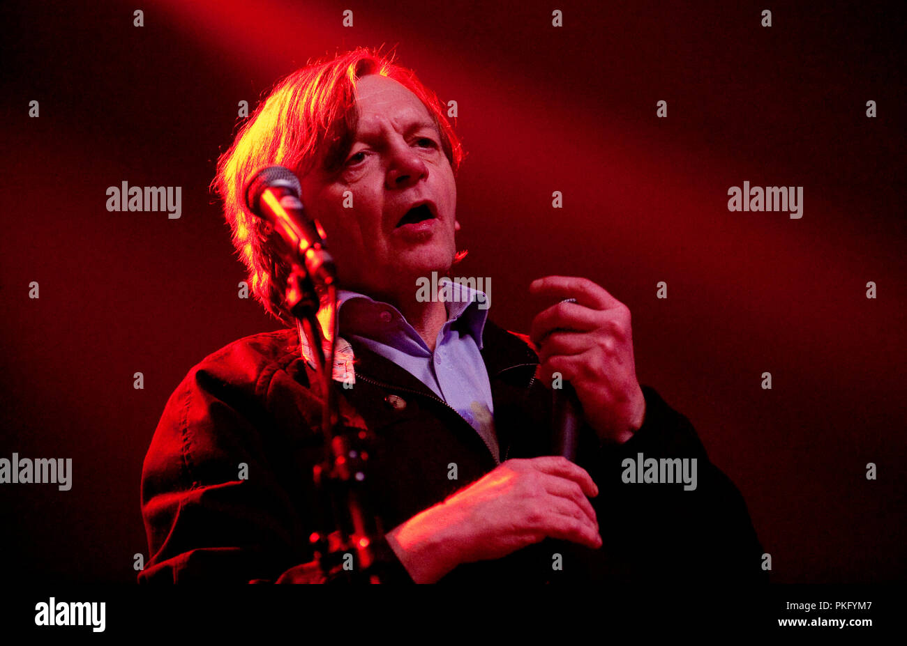 English postpunk band The Fall at the Sinner's Day festival in Hasselt