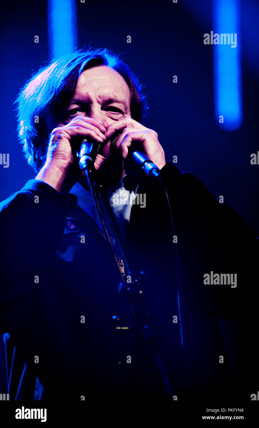 English postpunk band The Fall at the Sinner's Day festival in Hasselt