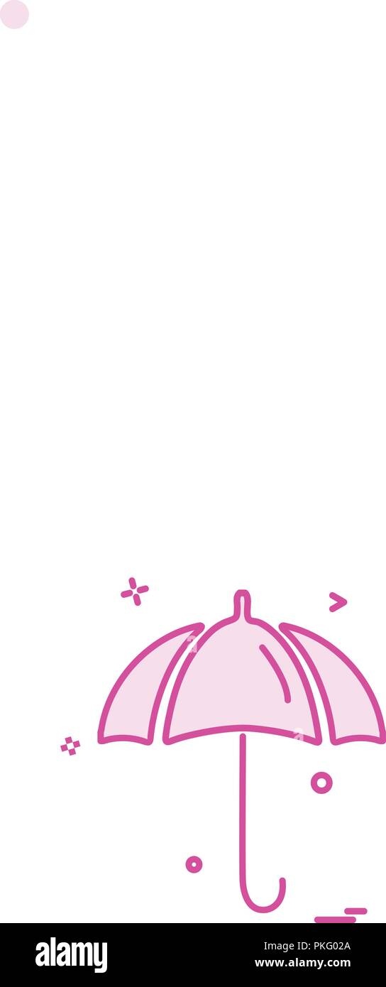 Umbrella icon design vector Stock Vector Image & Art - Alamy