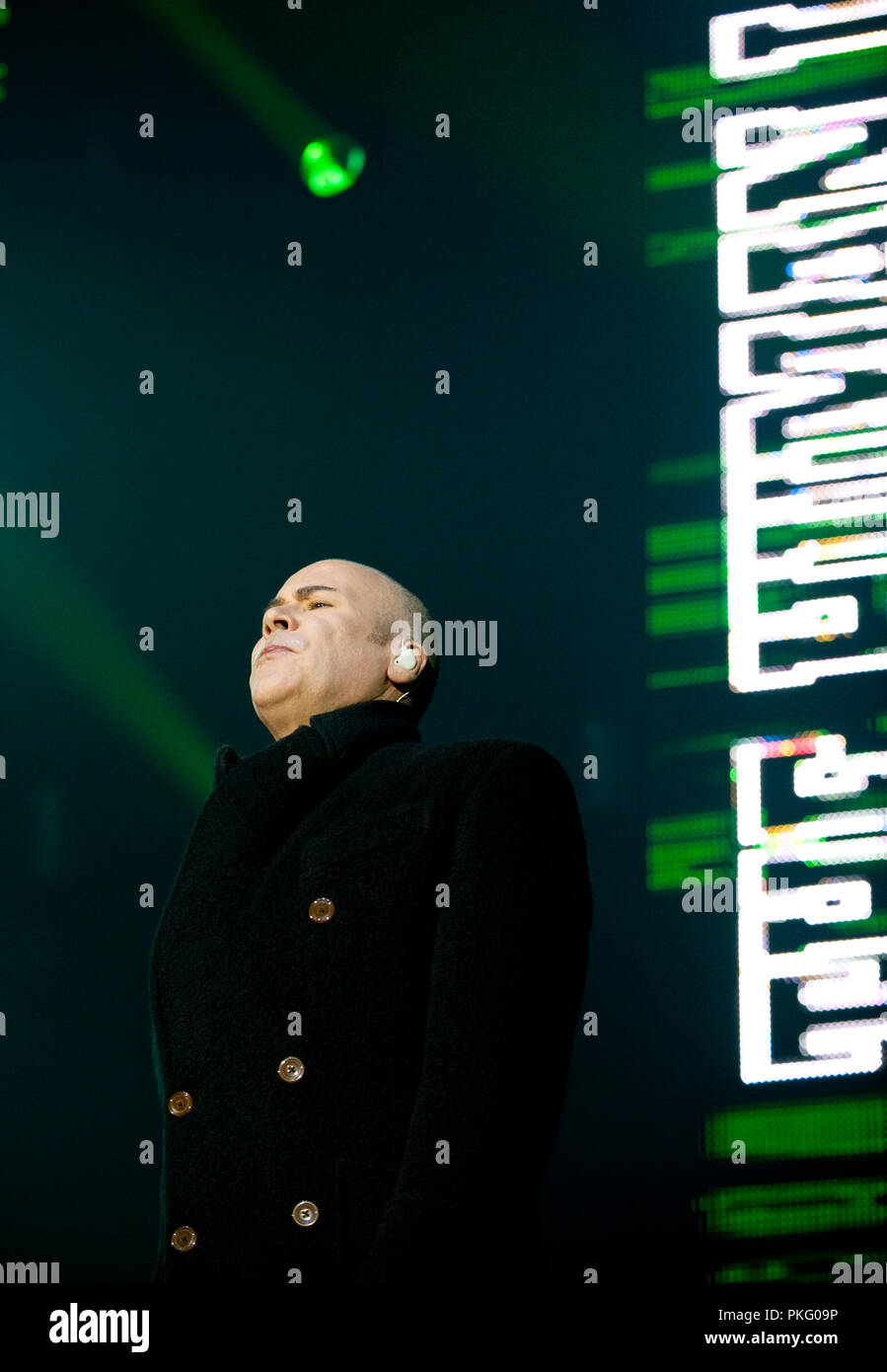 British synthpop band The Human League playing at the first Sinner's