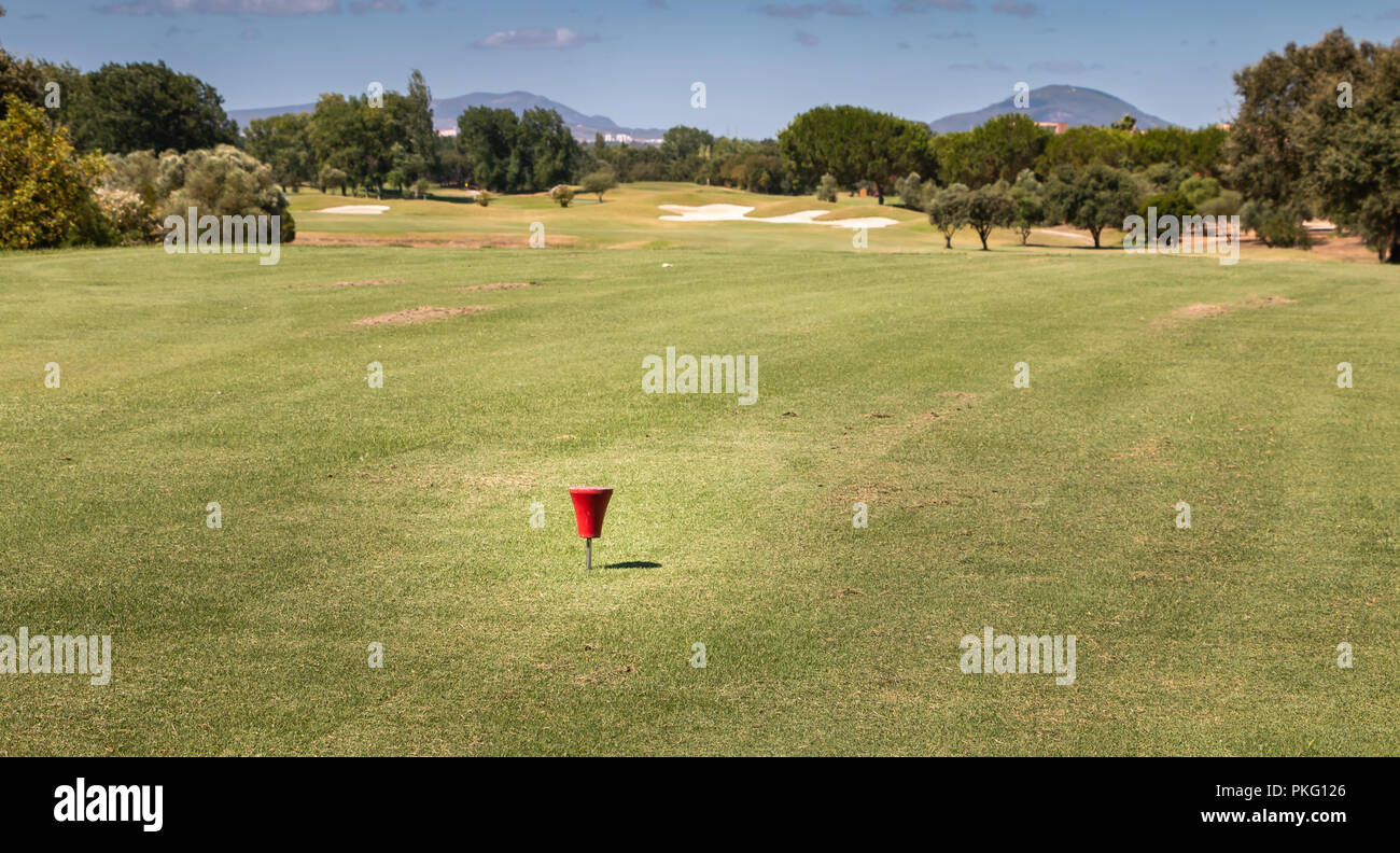 Golf course distance marker hires stock photography and images Alamy