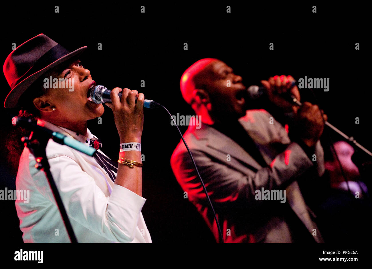 Selector Band English ska band The Selecter at the Sinner's Day festival in Hasselt ...