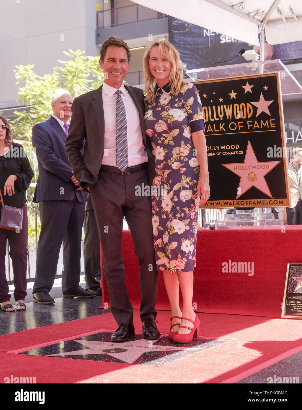 Eric mccormack wife holden hires stock photography and images