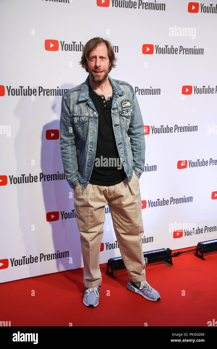 12 September 2018, Berlin: Oliver Korittke as guest at the "YouTube  Originals Party" in the Festsaal