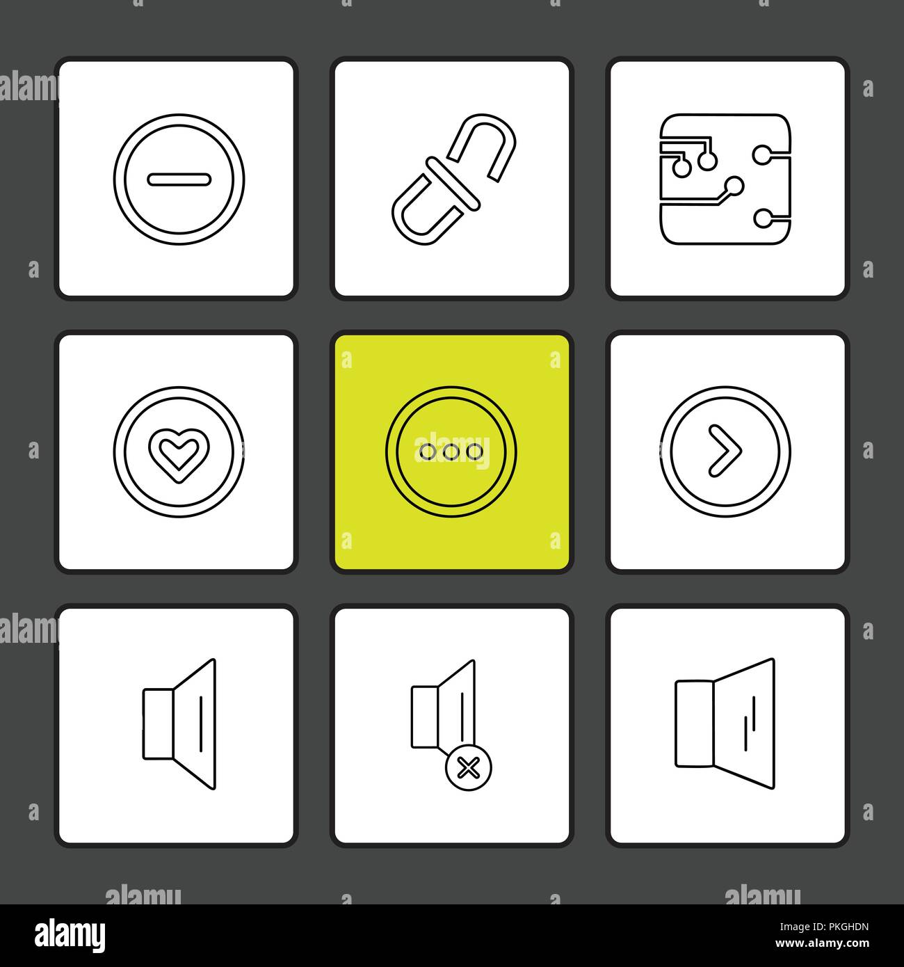 user interface , buttons , application , multimedia , speaker, sound