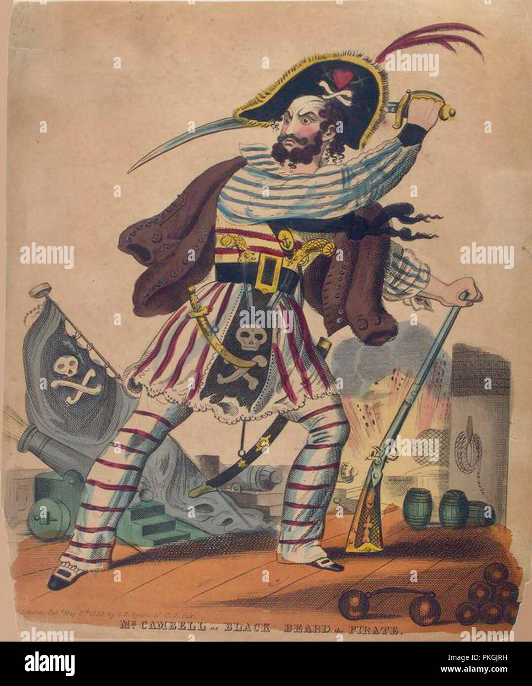 Pirate Simpe Examples pirate themed image Stock Photo - Alamy