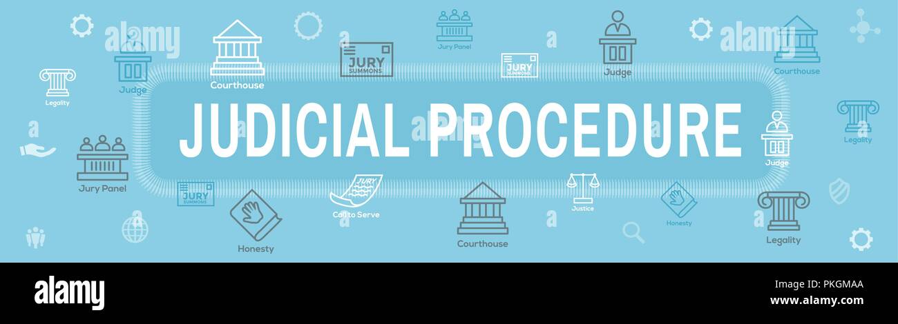 Law and Legal Icon Set - Judge, Jury, and Judicial icons Stock Vector ...
