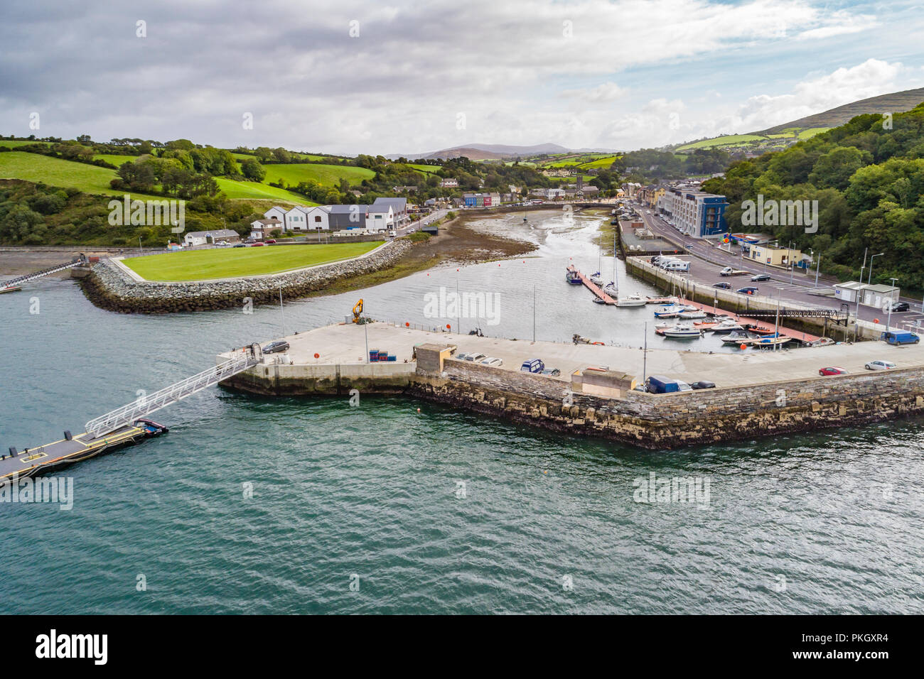 Bantry harbour and marina, West Cork Ireland Stock Photo