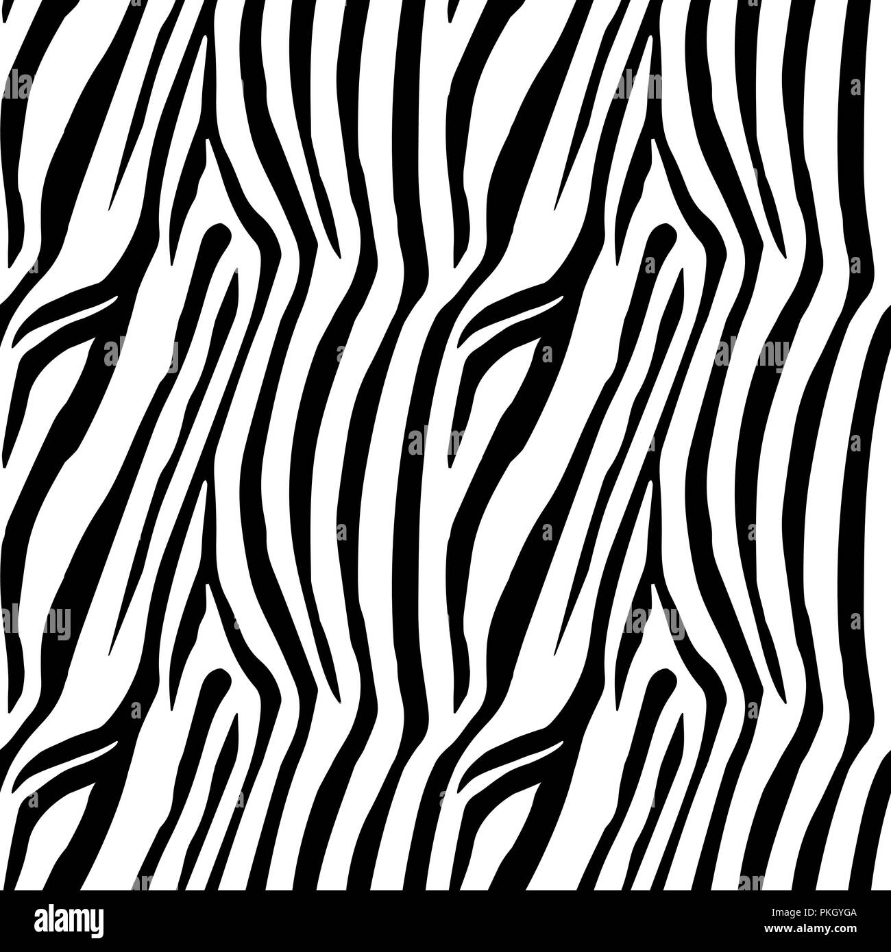 Zebra Stripes Seamless Pattern. Zebra print, animal skin, tiger stripes ...