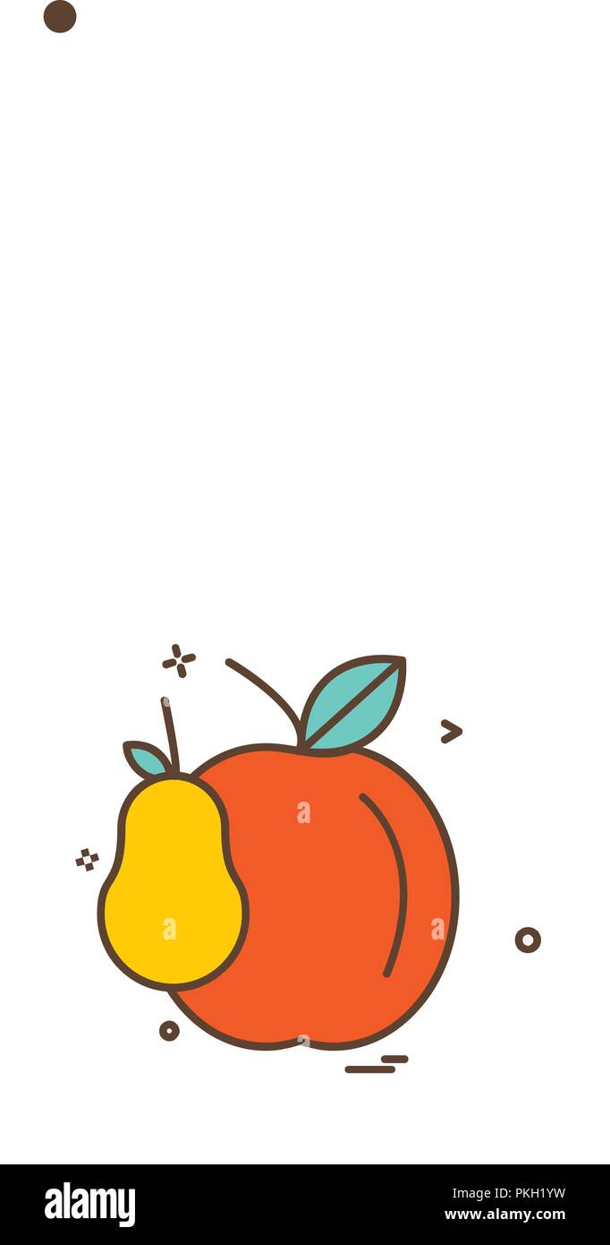 Fruits icon design vector Stock Vector Image & Art - Alamy
