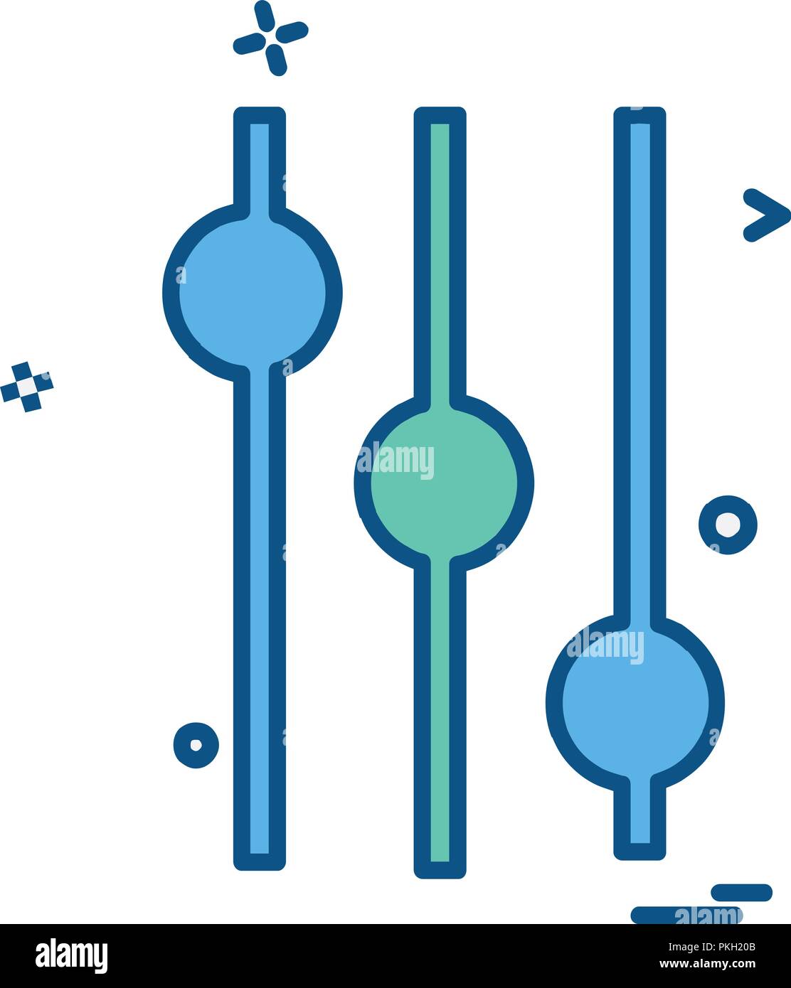 Equalizer icon design vector Stock Vector Image & Art - Alamy
