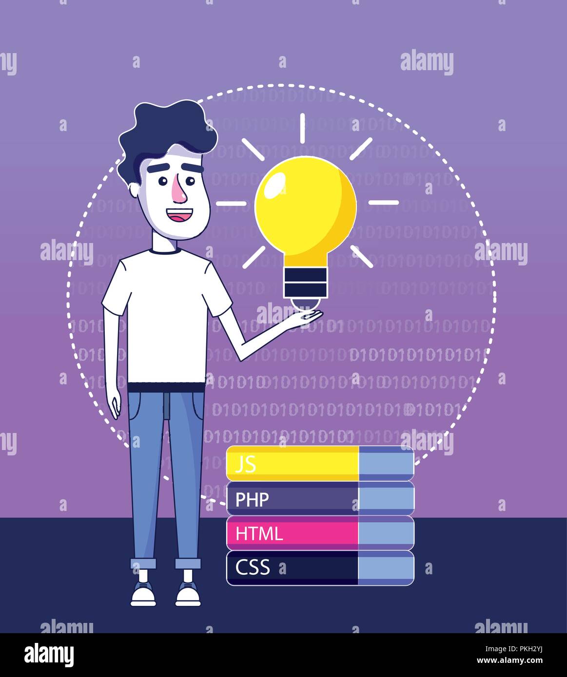 Software programmer cartoon Stock Vector Image & Art - Alamy