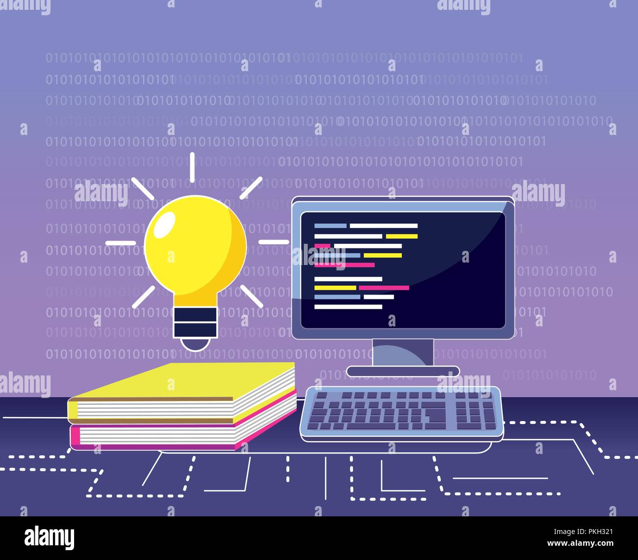 Programming codes Stock Vector Images - Alamy