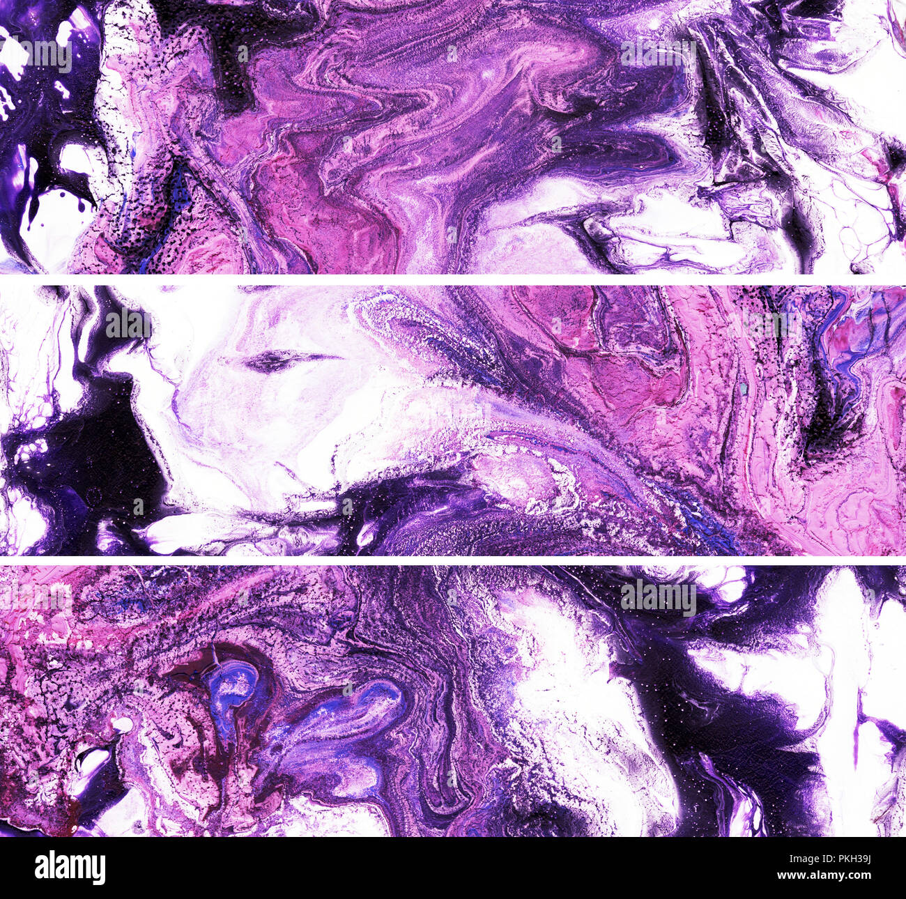 Photo of acrylic raster abstract liquid pant. Artistic backdrop or