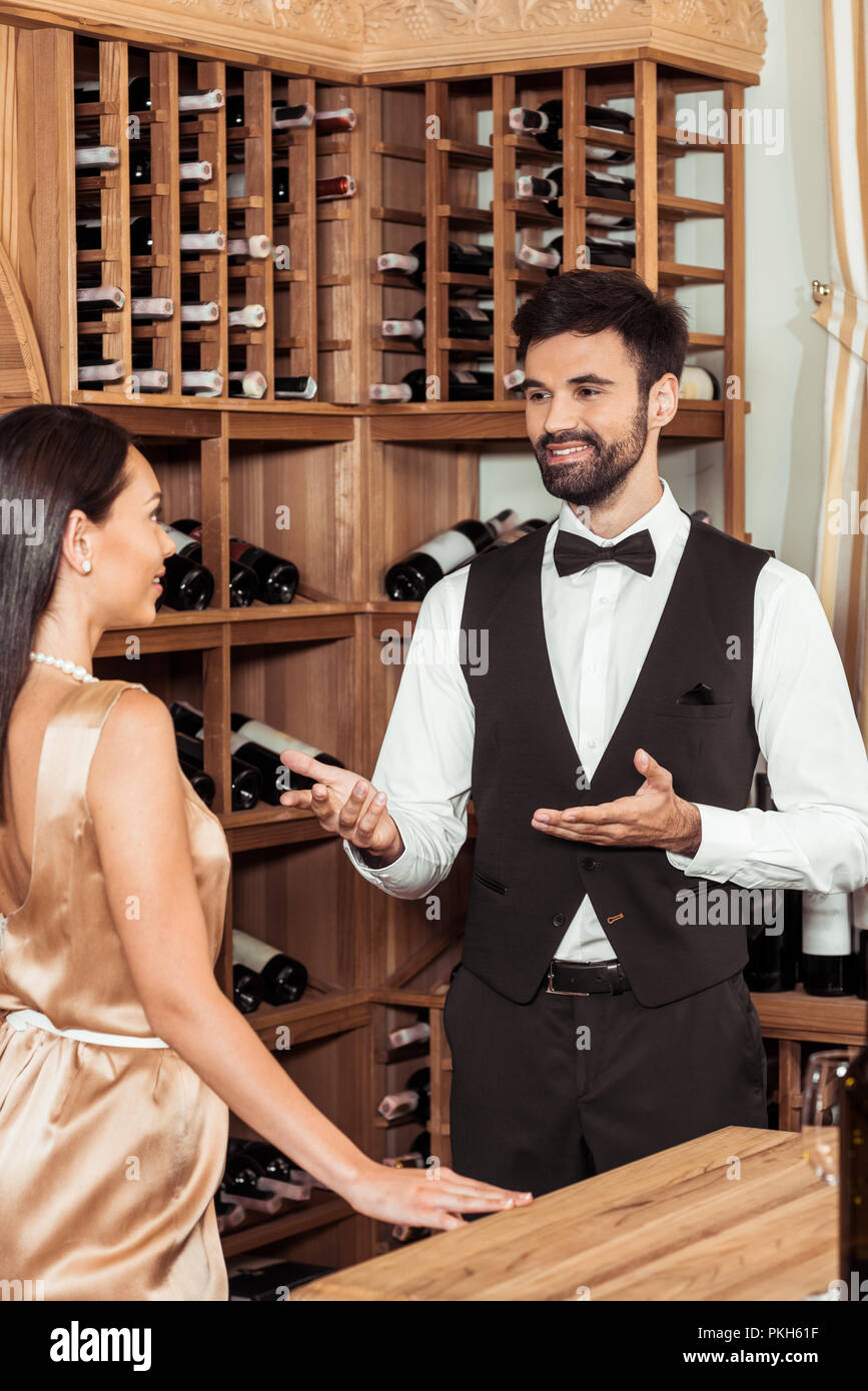 working as a wine steward