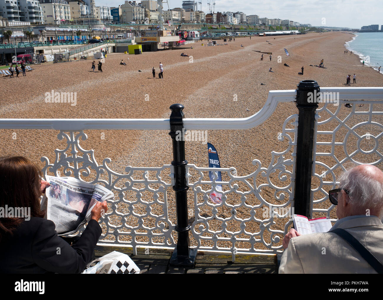 Brighton on the sea Stock Photo Alamy