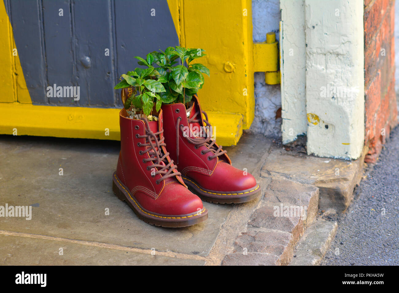 Doc martens red hi-res stock photography and images - Alamy