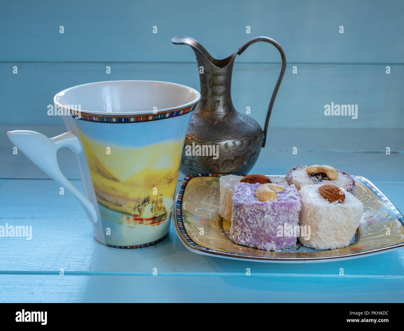 Tea Coffe Ceremony Pack Mug Jar And Plate Of Turkish Delights Authentic Oriental Middle East Arabic Mood Stock Photo Alamy Tea Coffe Ceremony Pack Mug Jar And Plate Of Turkish Delights Authentic Oriental Middle East Arabic Mood Stock Photo Alamy