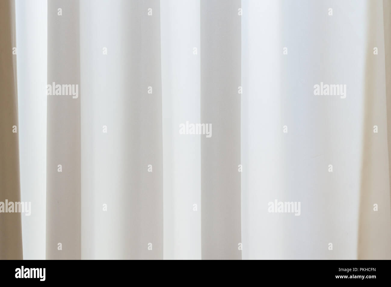 White curtain background Stock Photo