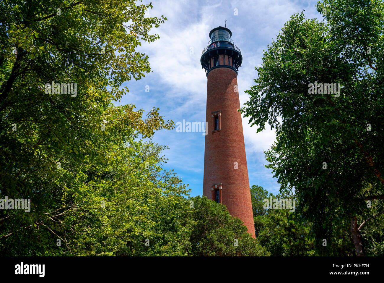 Currituck Lighthouse in the Corolla section of the Outer Banks, North