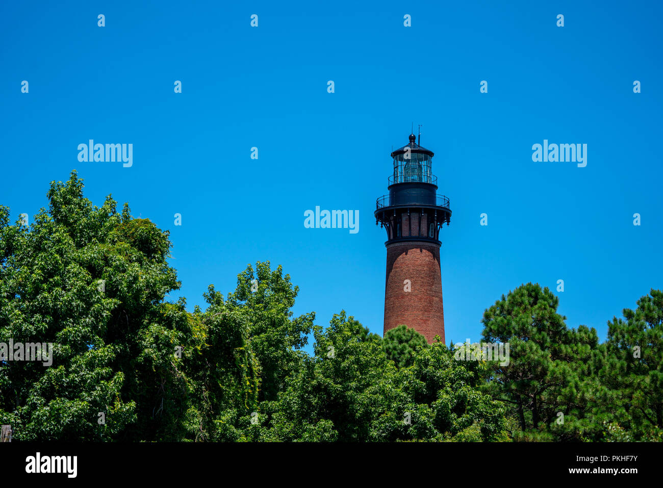 Currituck Lighthouse in the Corolla section of the Outer Banks, North