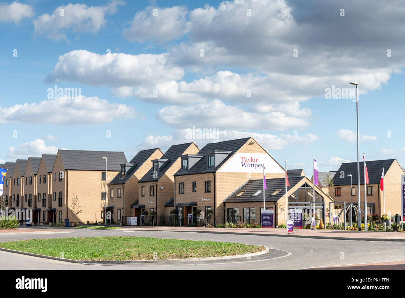 New homes being built in Northstowe, South Cambridgeshire