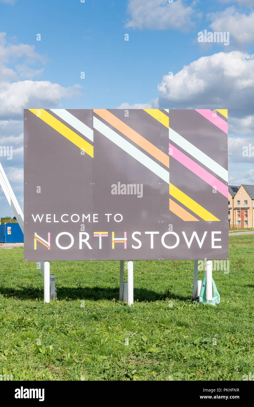 New homes being built in Northstowe, South Cambridgeshire
