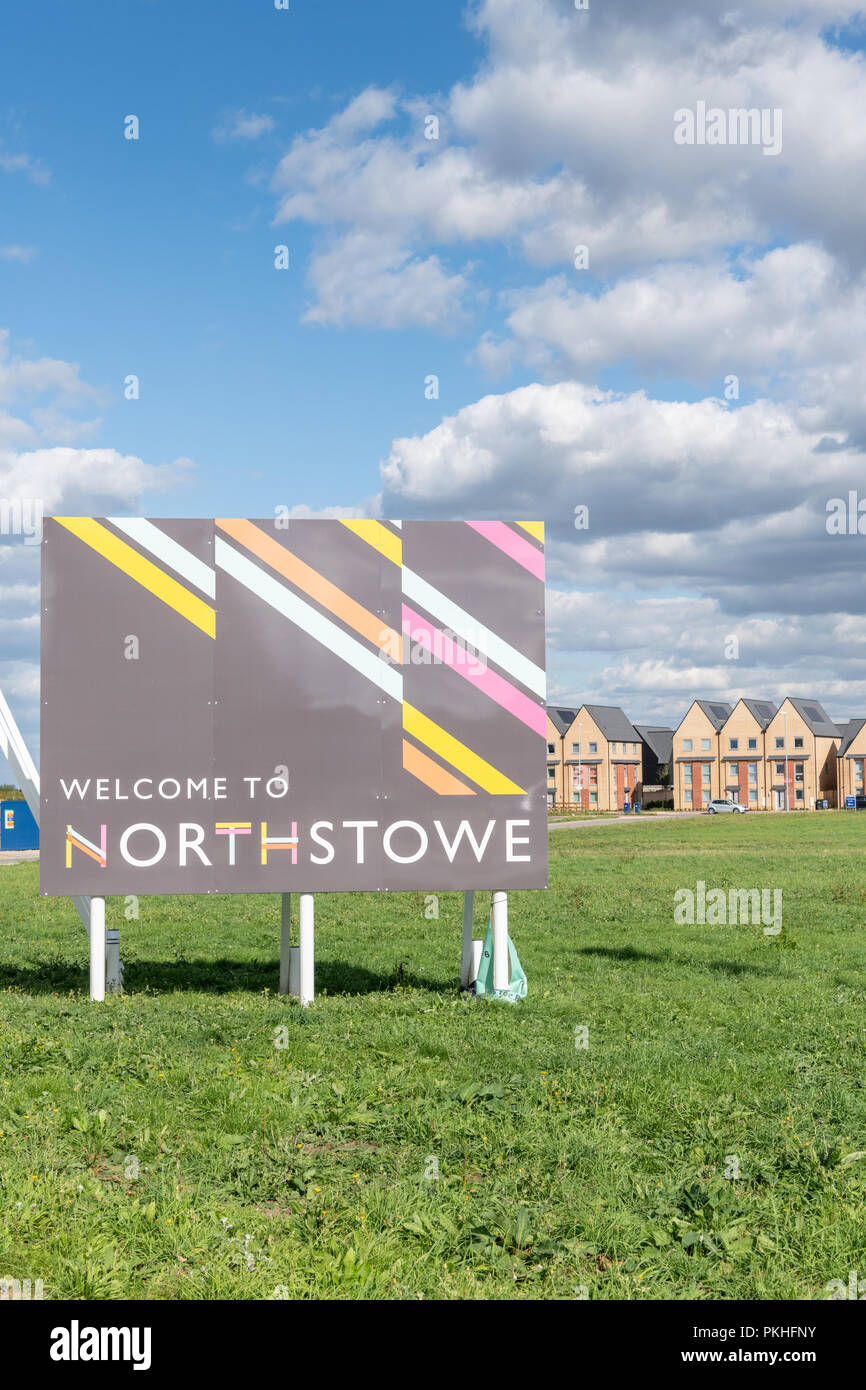 New homes being built in Northstowe, South Cambridgeshire